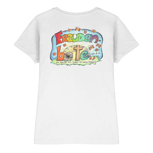 Freudenboten by Eva Maria Plottek backprint - Ladies Premium Shirt