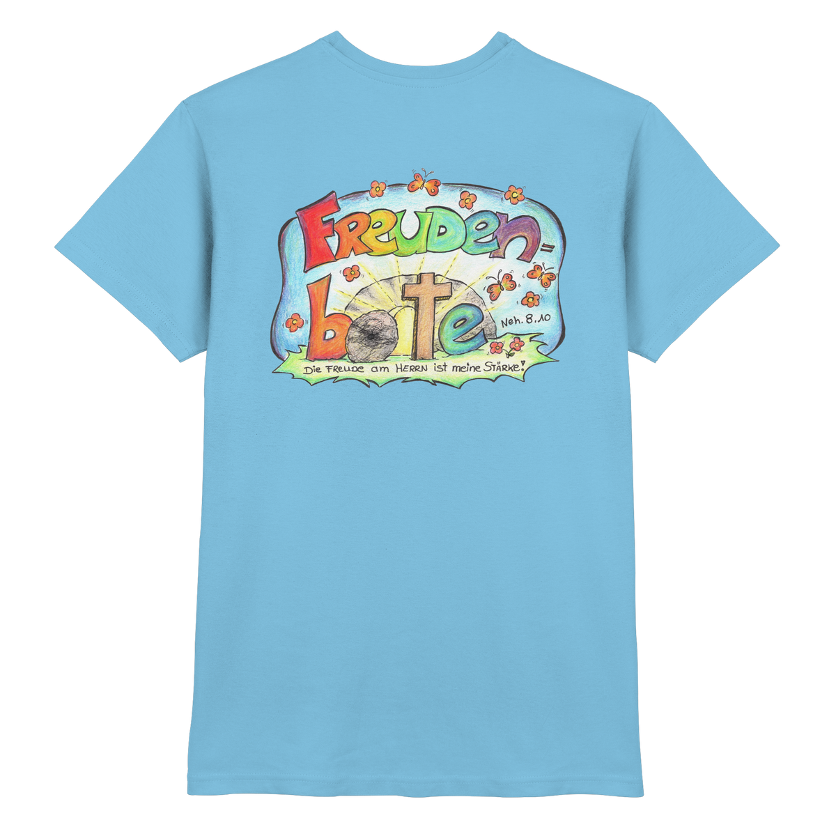 Freudenboten by Eva Maria Plottek backprint - Premium Shirt