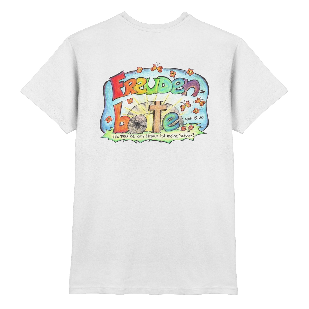 Freudenboten by Eva Maria Plottek backprint - Premium Shirt